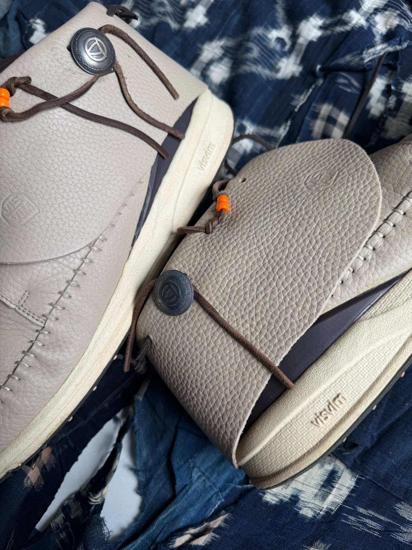 Visvim VISVIM FBT Silver Buckle Leather Sneakers Size US 5 / EU 37 - 7 Thumbnail