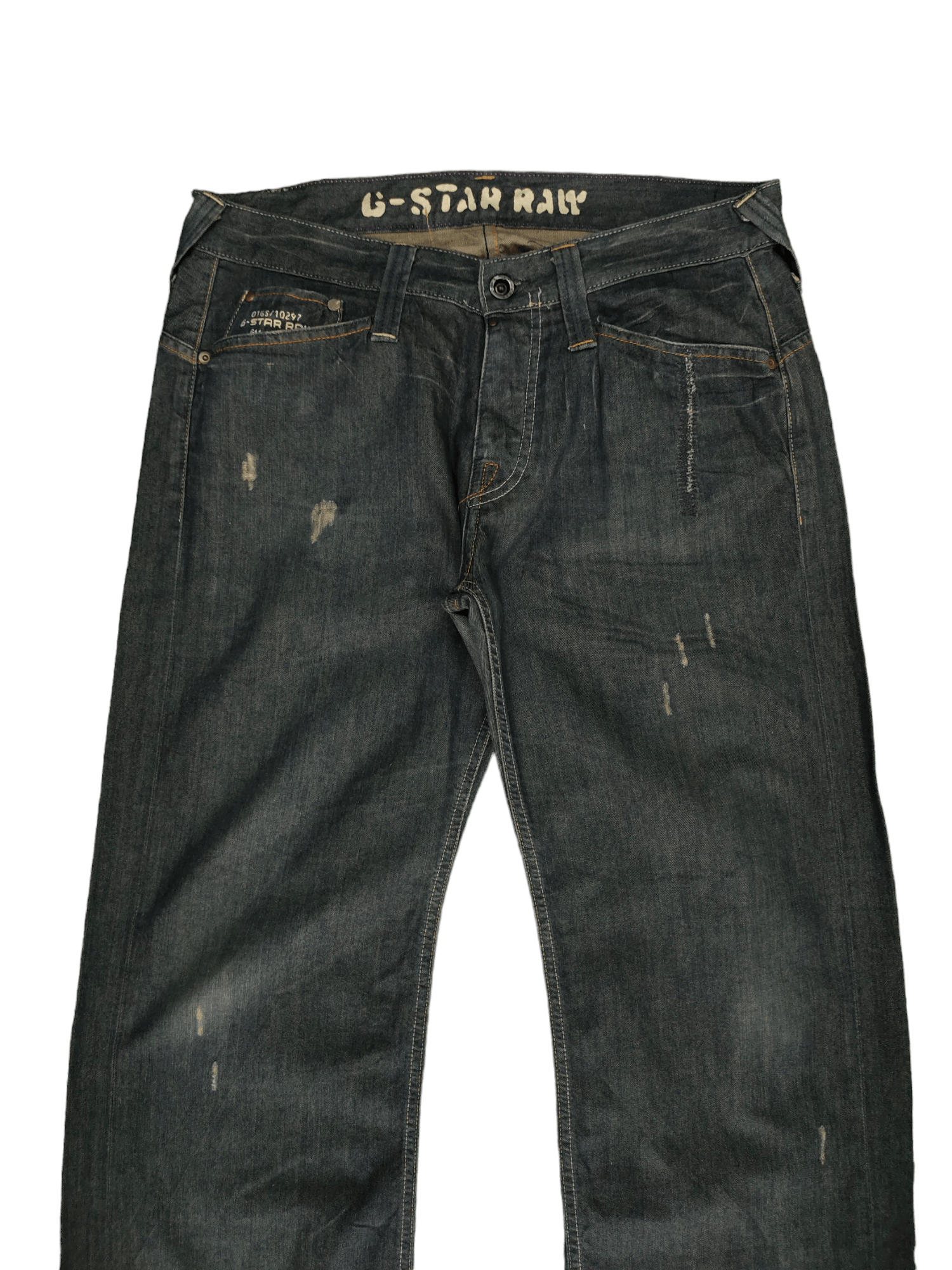 G-Star Loose Jeans G-Star Raw Distress Denim Wide Leg Y2k Size US 33 - 2 Thumbnail