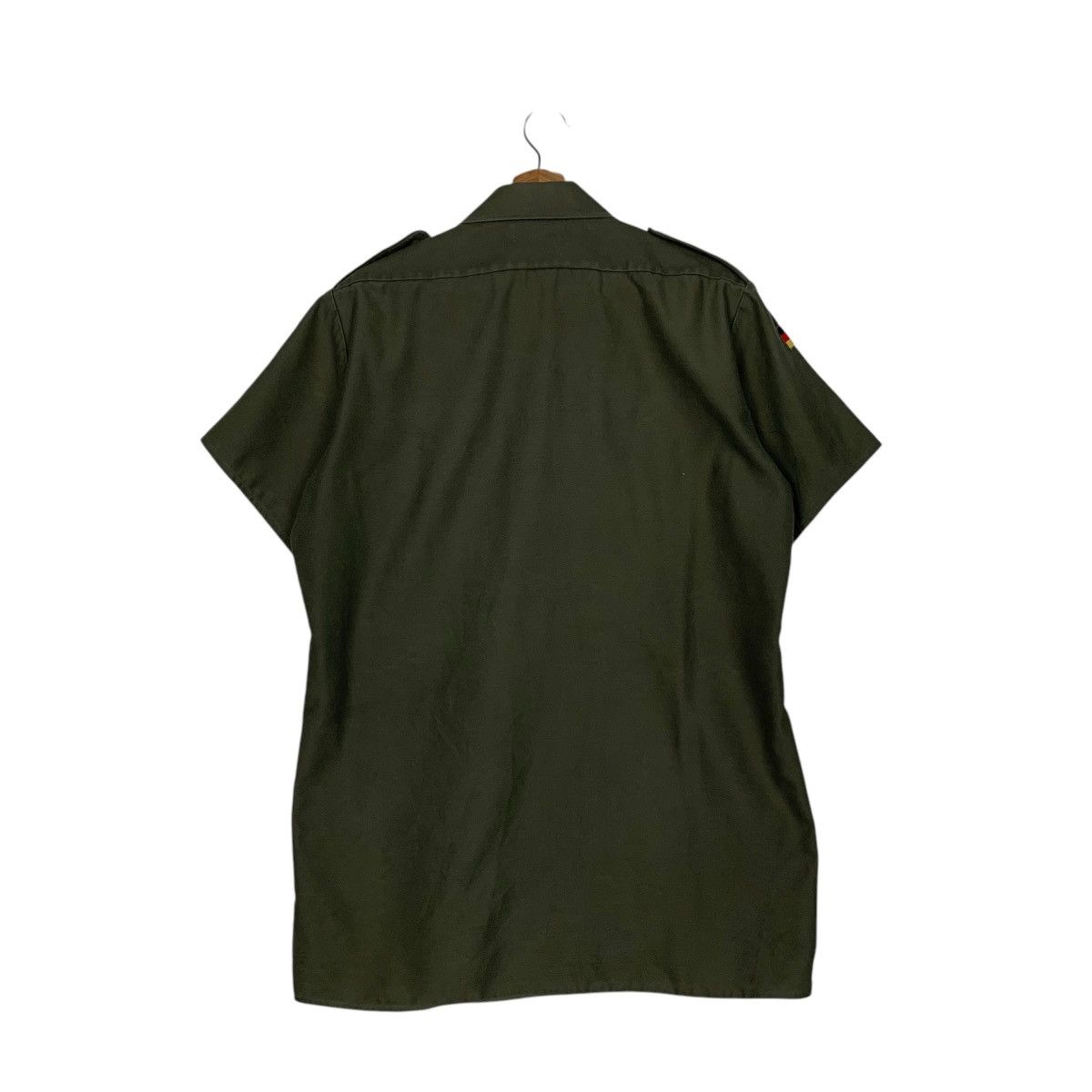 Vintage 80's R&A BECKER GmbH German Army Field Shirt #2726-C123 Size US L / EU 52-54 / 3 - 14 Thumbnail