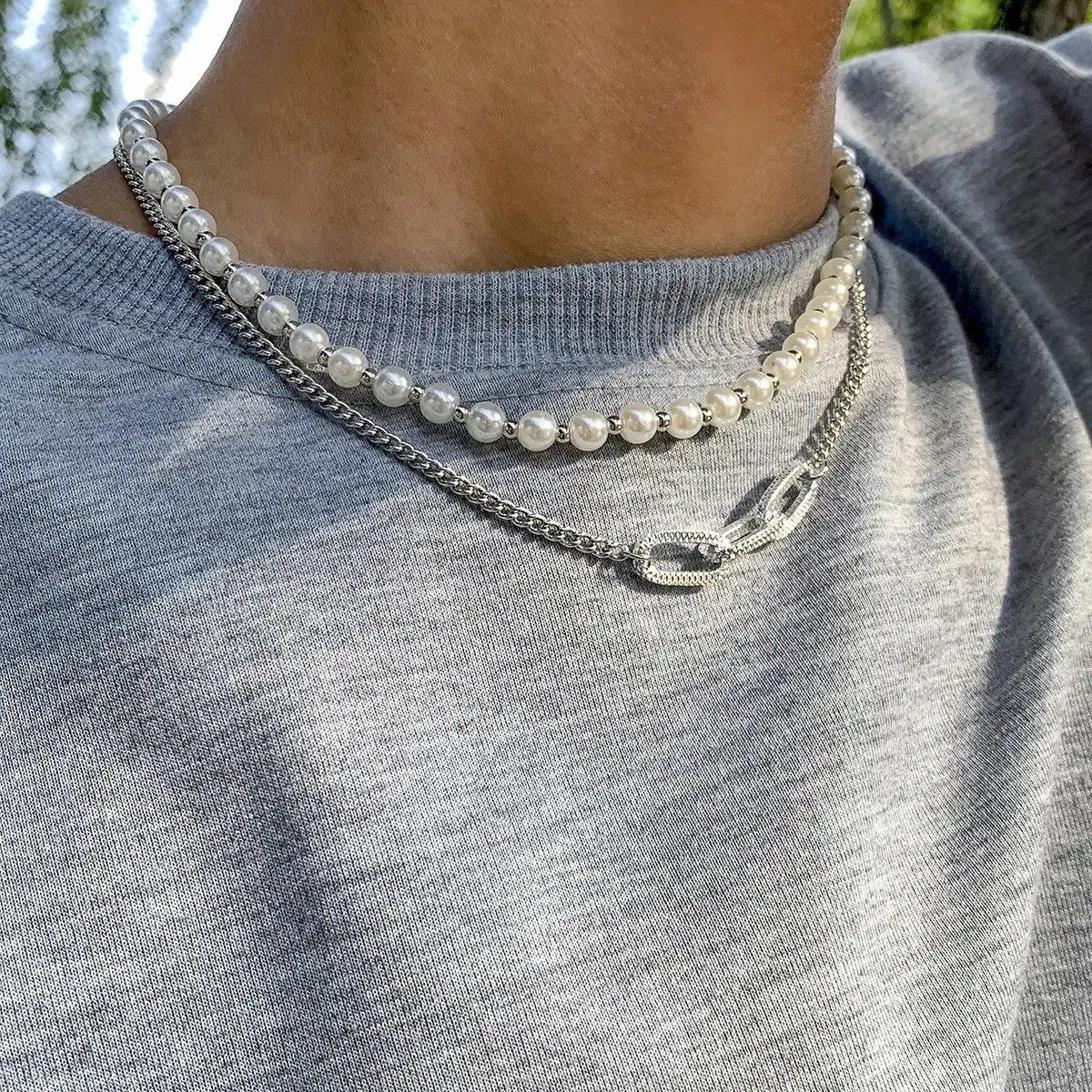 Jewelry Retro Creative Chain Necklace Size ONE SIZE - 1 Thumbnail