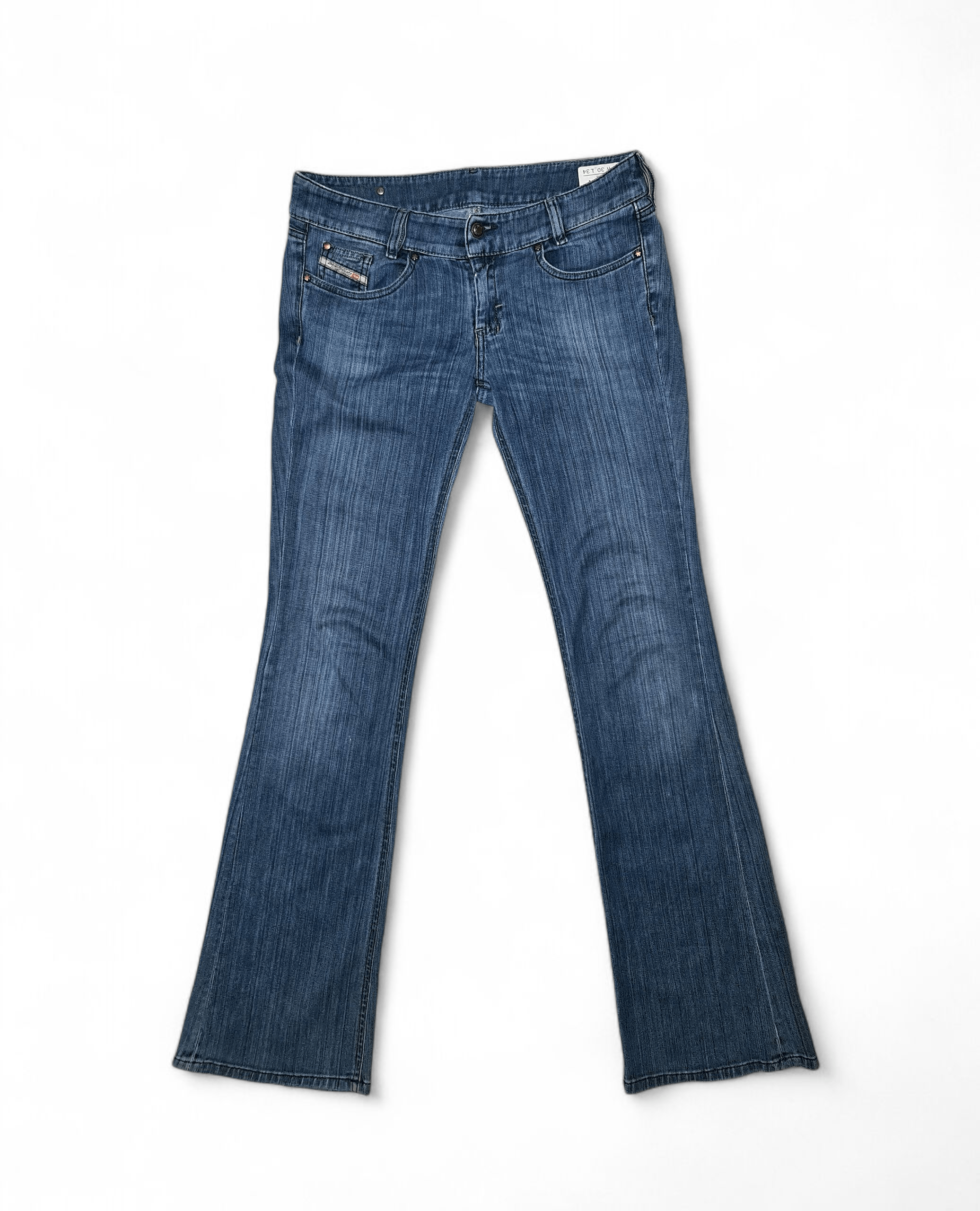 Diesel Vintage Diesel Flared Y2K Low-Rise Bootcut Washed Denim Size US 30 / EU 46 - 1 Thumbnail