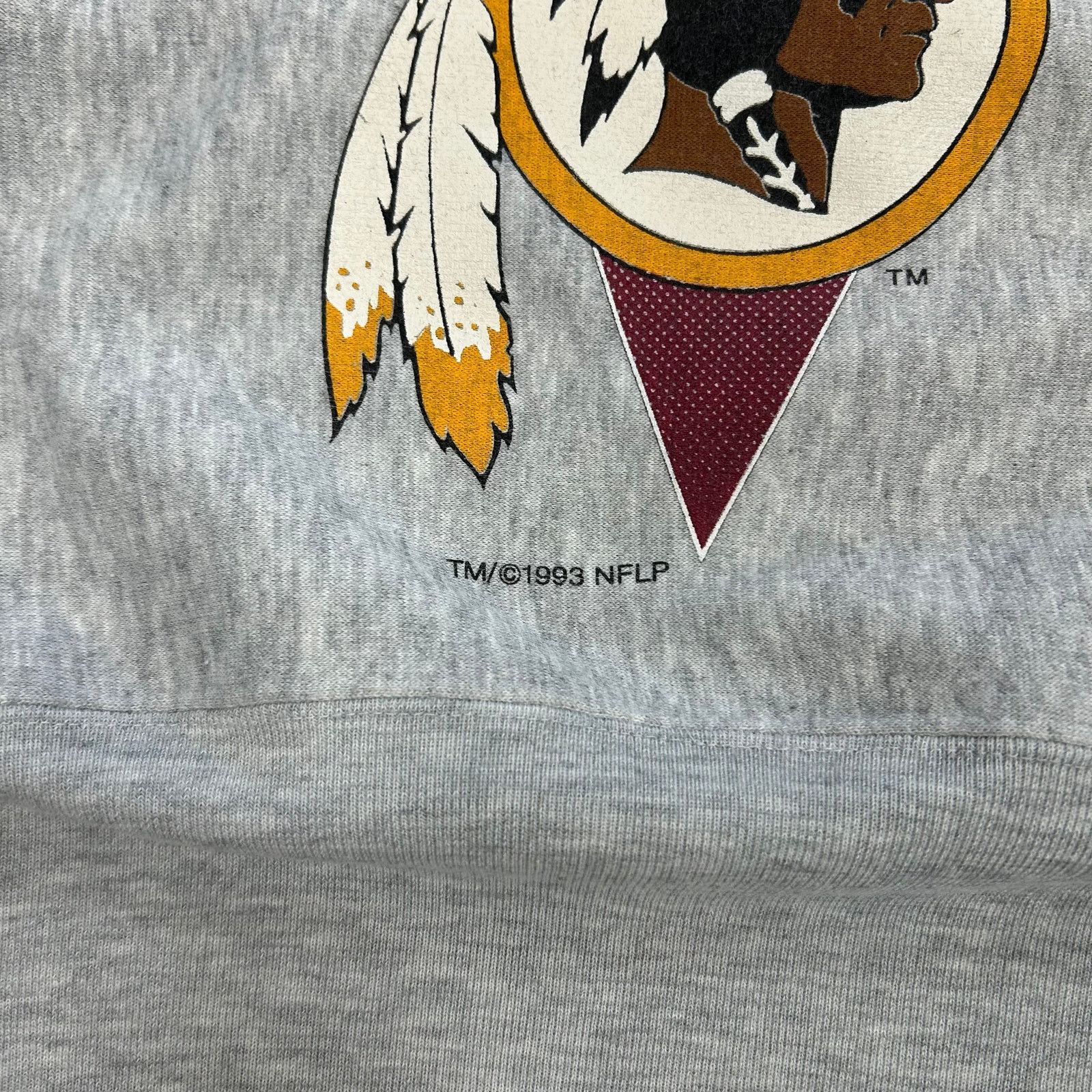 NFL Vintage 1993 Washington Redskins Logo Crewneck Sweater Size US M / EU 48-50 / 2 - 3 Thumbnail