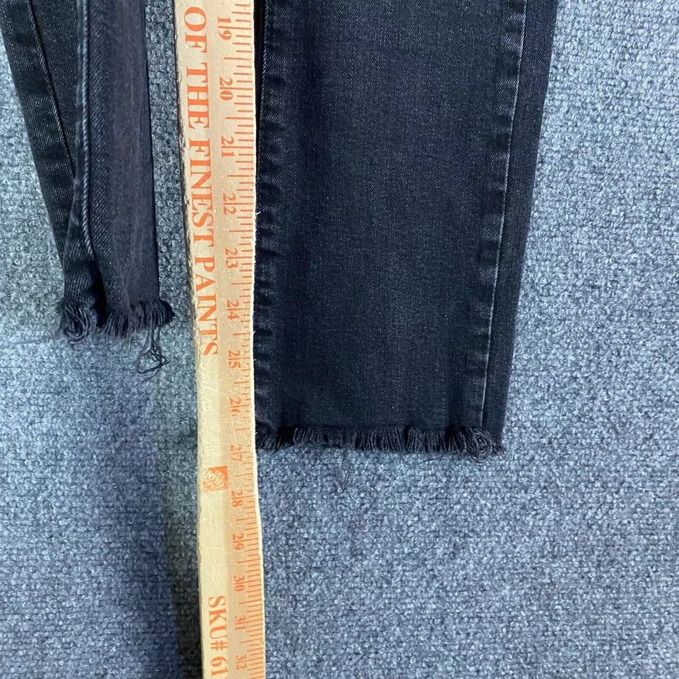 Zara Zara Jeans Women's Size 8 Straight Leg Denim Gray Cut Off Size 30" / US 8 / IT 44 - 4 Thumbnail