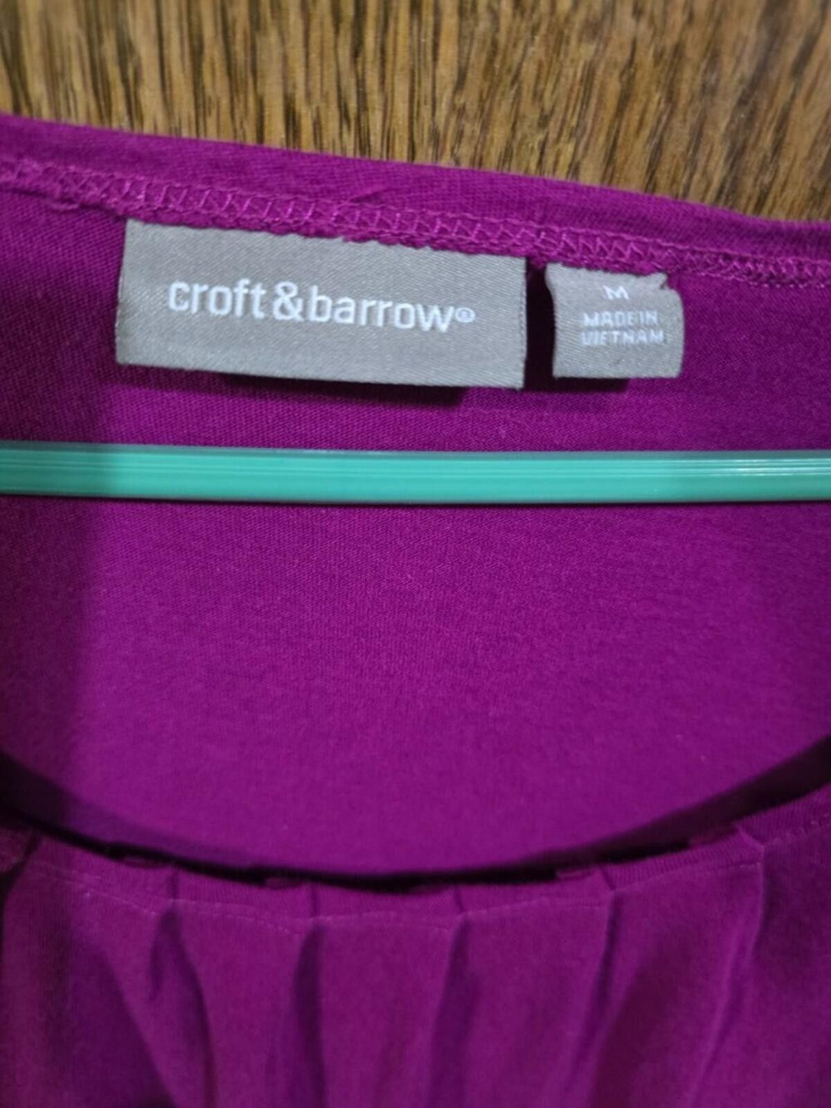 Croft & Barrow Croft & Barrow Purple Tunic Top Size M / US 6-8 / IT 42-44 - 2 Thumbnail