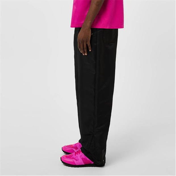 Valentino o1g2r1mq0724 Nylon Wide Trousers in Black Size US 30 / EU 46 - 4 Thumbnail