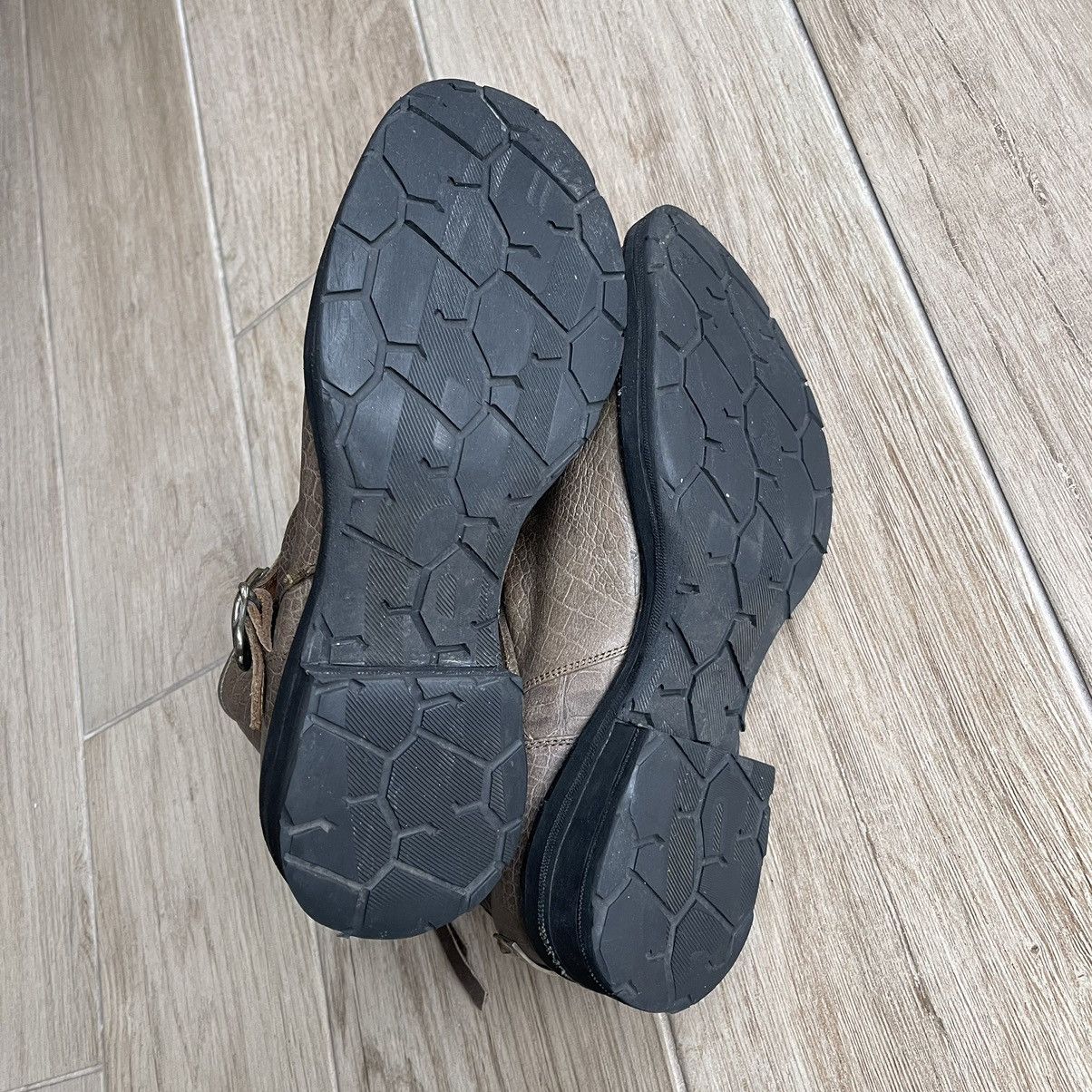 14th Addiction Back Zip Serpent Buckle Croc Leather Granvill Engineer Boots Size US 9.5 / EU 42-43 - 8 Thumbnail