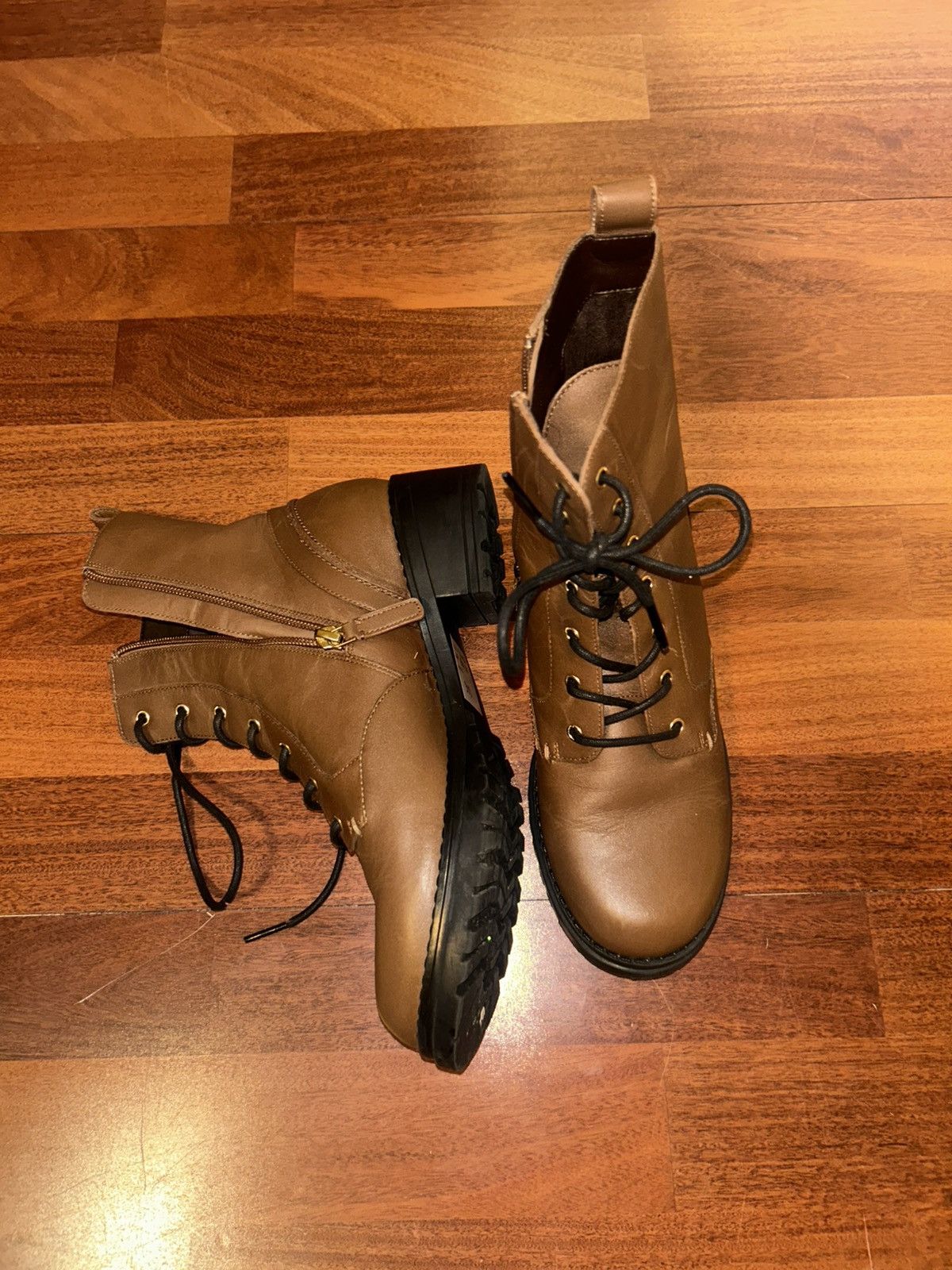 Cole Haan Brown Lace up boots Size US 8 / IT 38 - 1 Thumbnail