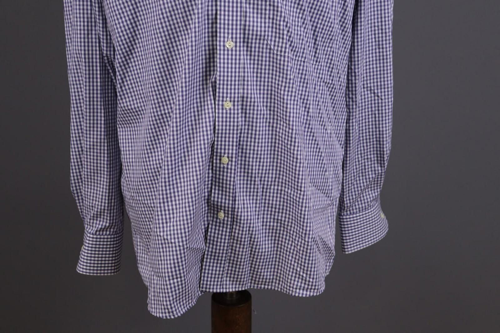 Eton Vintage Eton Sweden Blue Check Button Down Shirt Size 16 41 Size US M / EU 48-50 / 2 - 3 Thumbnail