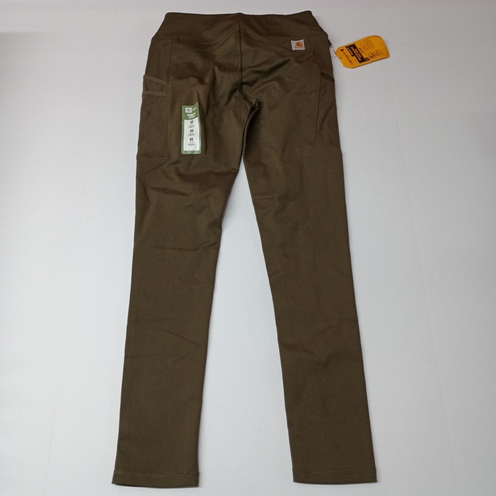 Carhartt Carhartt Womens XS Fitted Lightweight Utility Leggings Green Size 26" / US 2 / IT 38 - 7 Thumbnail