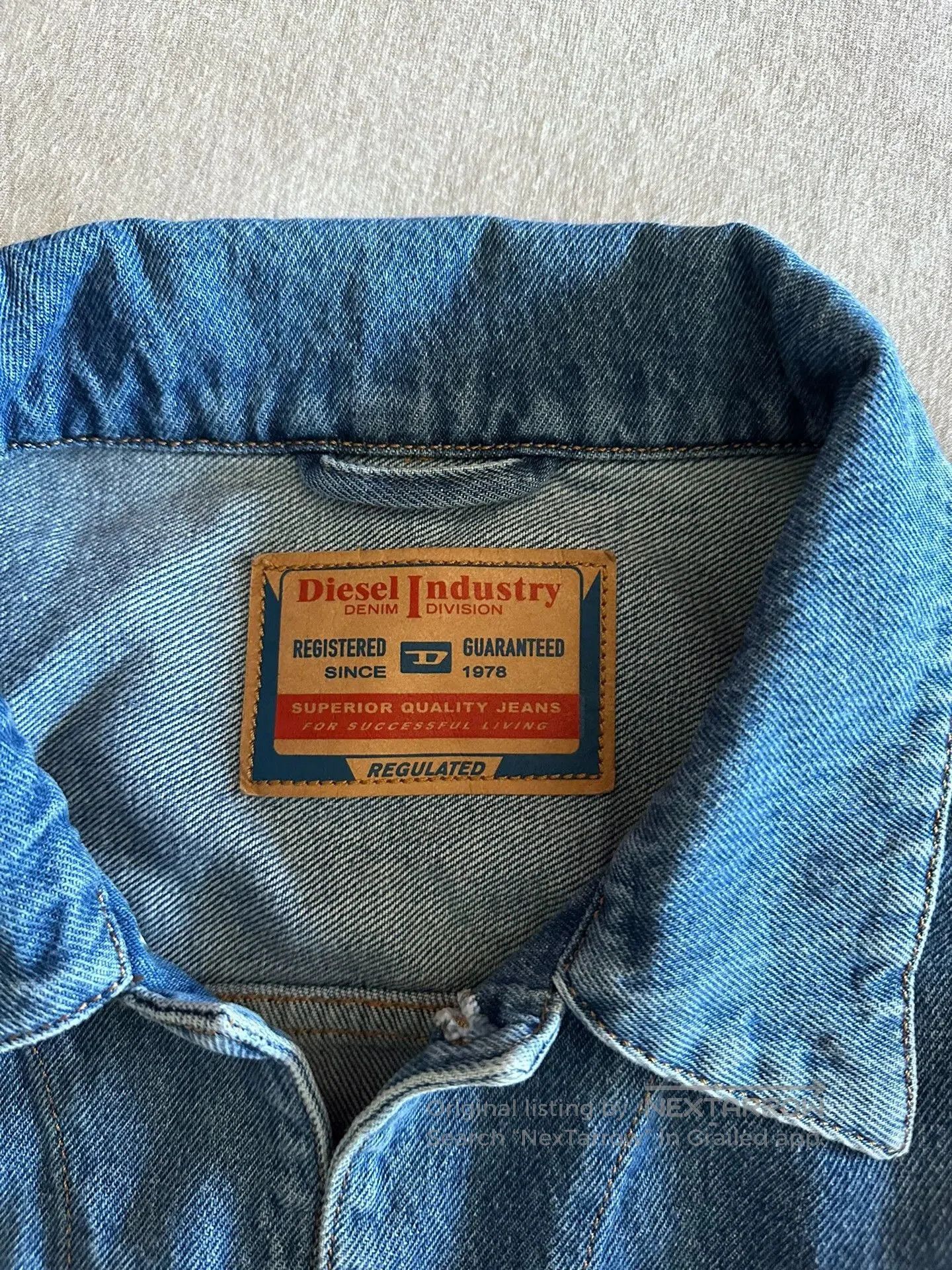 Diesel Diesel New Denim Jacket with Tags. Size US L / EU 52-54 / 3 - 5 Thumbnail