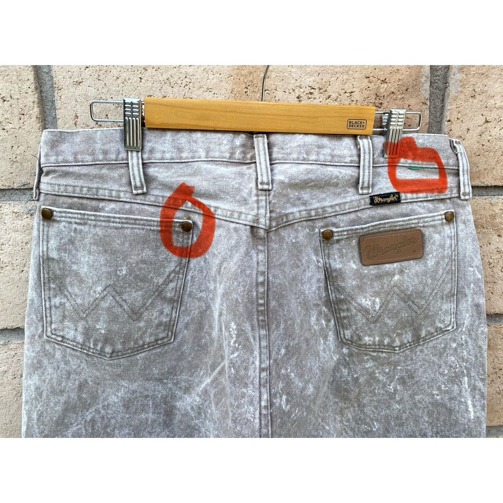 Wrangler VINTAGE Wrangler Jeans SCOVILL Zipper 13MWZRH W 36 L 32 Beige Rockabilly Mens Wrangler Jeans 13MWZRH SCOVILL Beige Rockabilly Mens Jeans Size US 35 - 7 Thumbnail