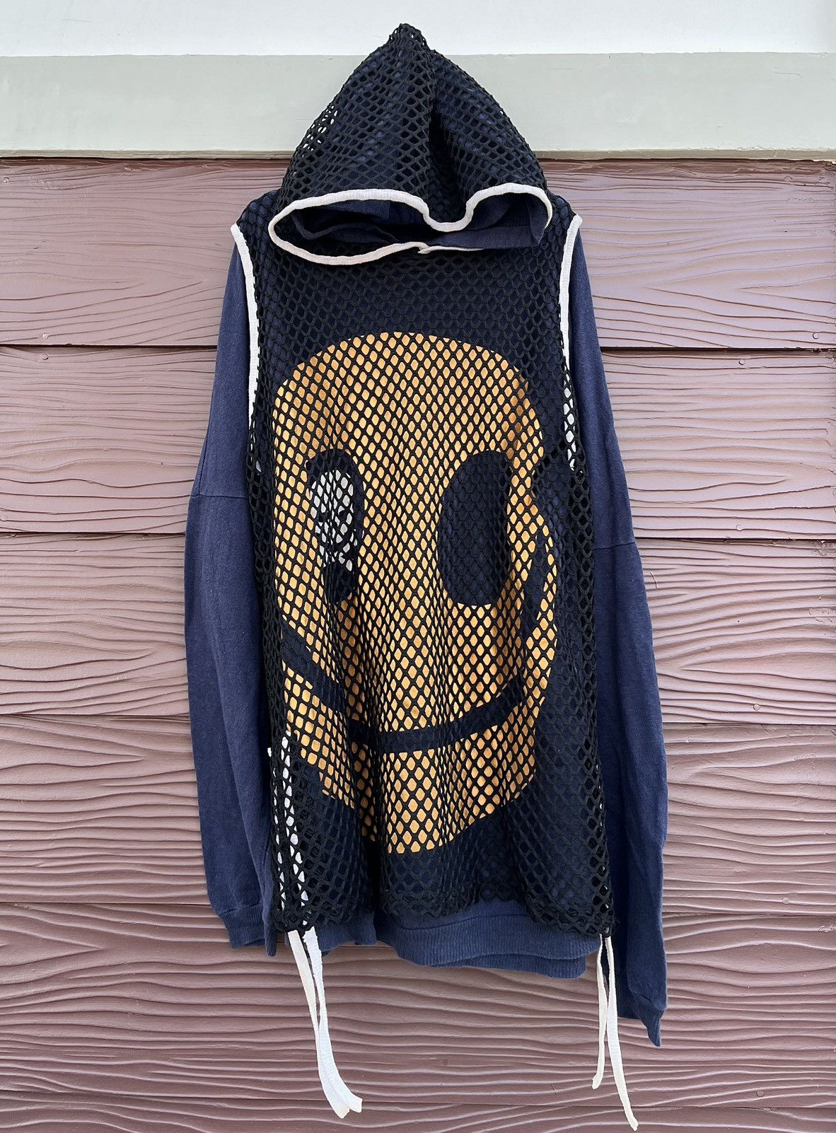 Japanese Brand 2 In 1 Smile Big Logo Hoodie