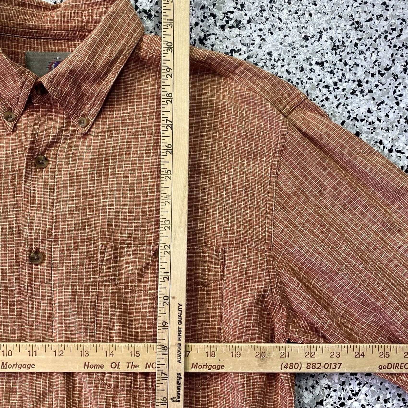 The Territory Ahead Territory Ahead Shirt Button-Up Long Sleeve Orange Cotton Men’s L Size US L / EU 52-54 / 3 - 2 Thumbnail