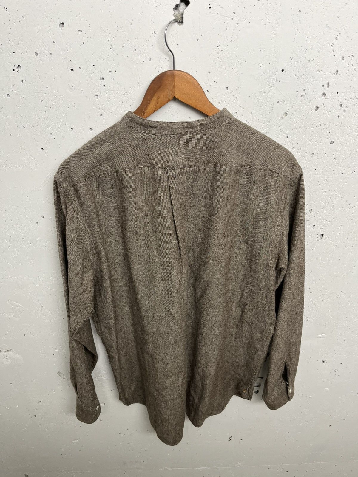 Beams Plus Beams plus popover band collar shirt Size US L / EU 52-54 / 3 - 6 Thumbnail