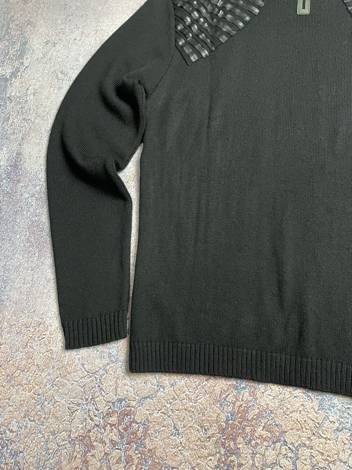 Diesel × Japanese Brand Vintage Y2K 00s Diesel Distressed Punk Sweater striped knit Size US L / EU 52-54 / 3 - 9 Thumbnail