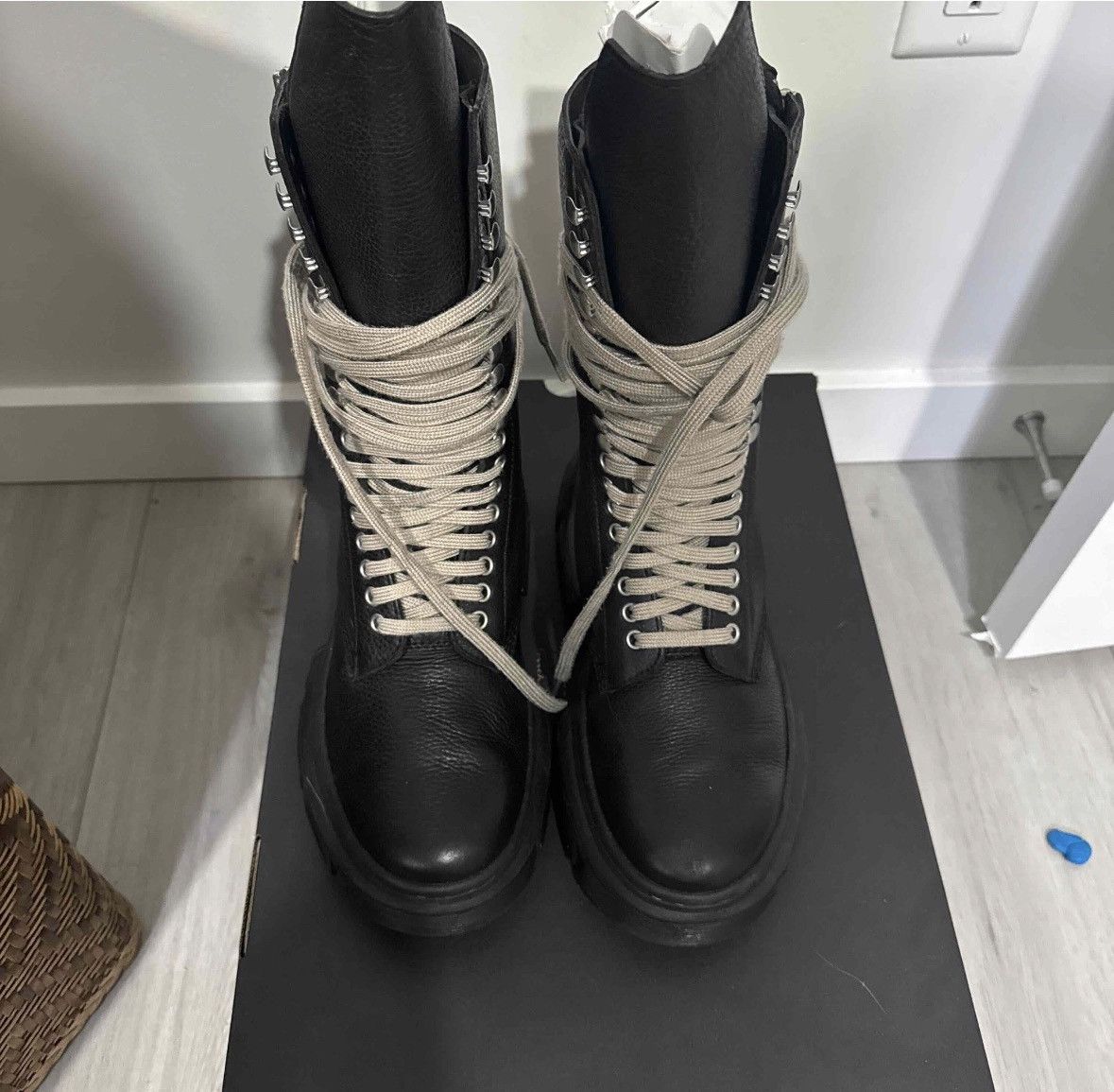 Dr. Martens × Rick Owens Dr. Martens x Rick Owens 1918 DMXL Calf Length Zip Boot Size US 8 / EU 41 - 2 Thumbnail