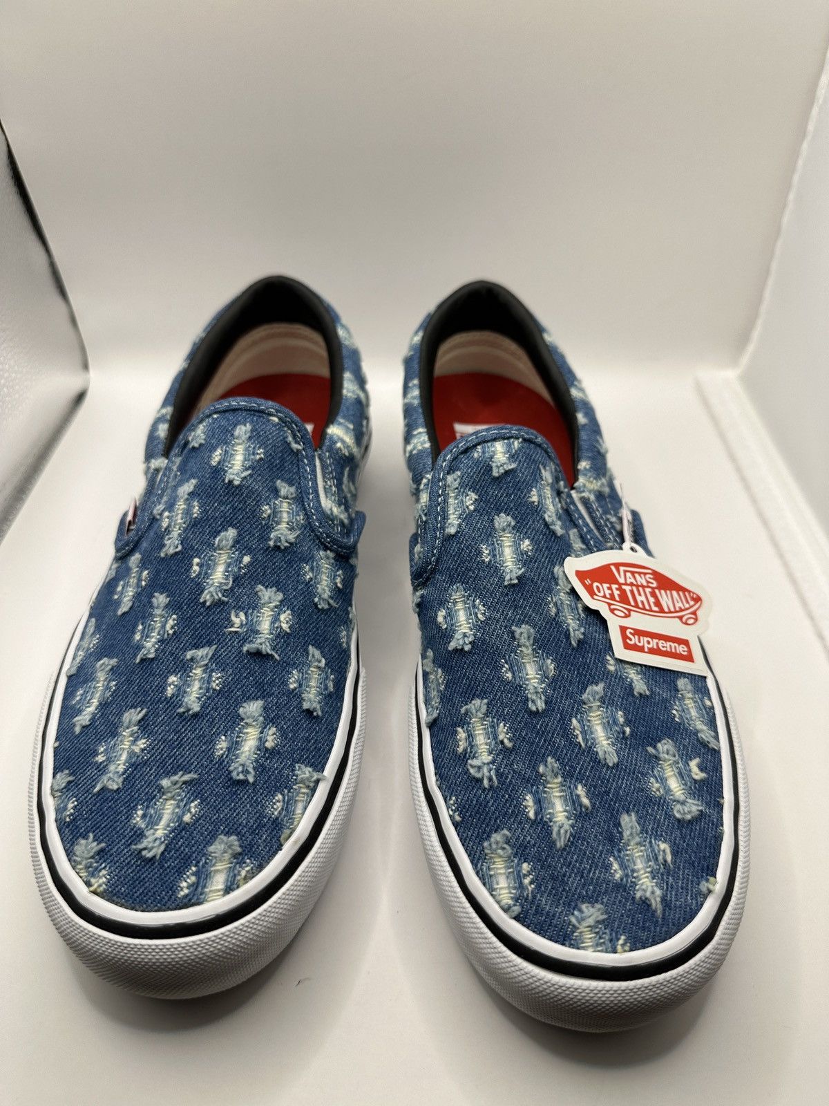 Supreme Vans Supreme Hole Punch Denim Blue Size US 10.5 / EU 43-44 - 5 Thumbnail