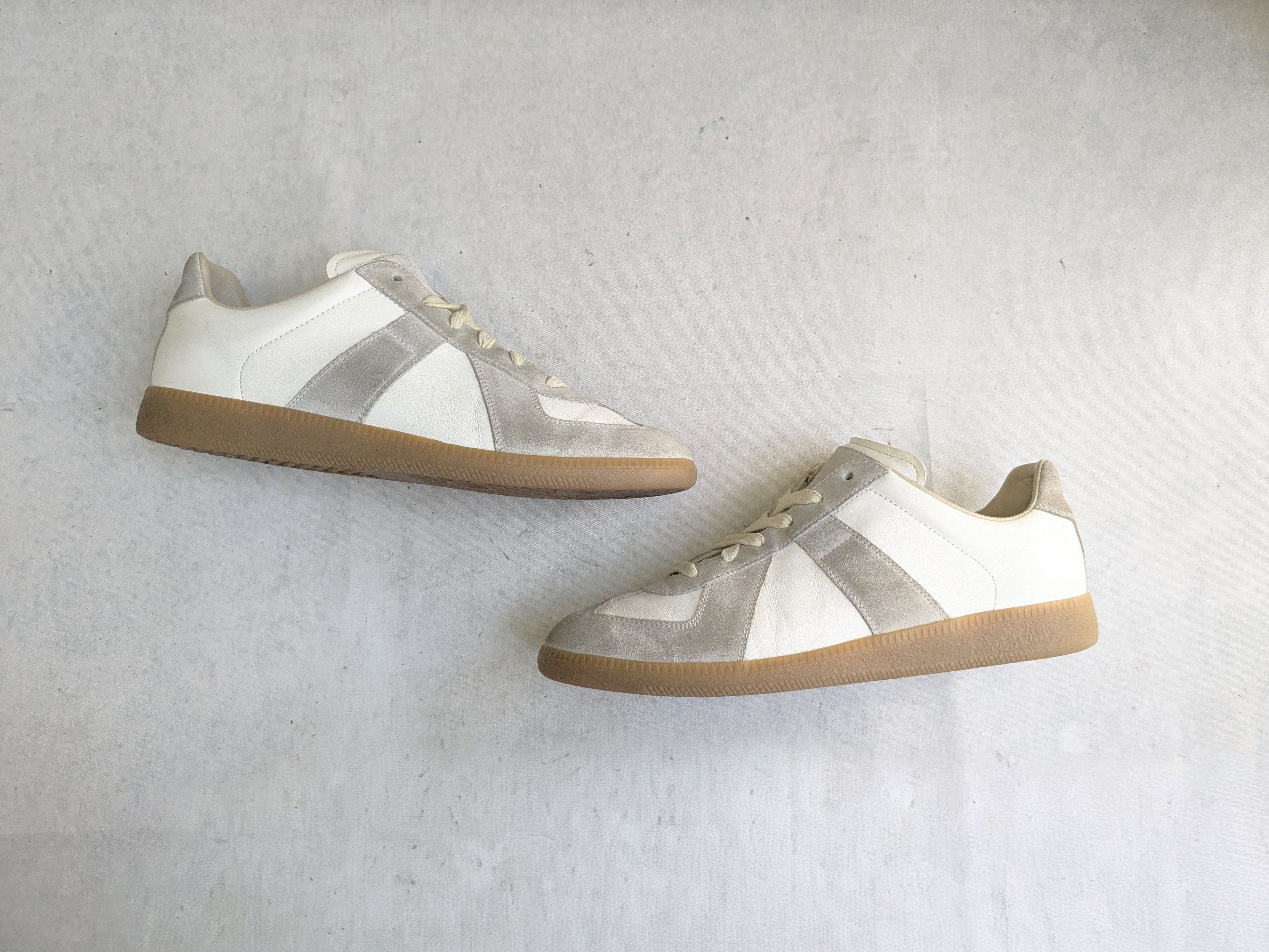 Maison Margiela Maison Margiela Replica GAT White Gray 8 41 Low Tops Gum Size US 8 / EU 41 - 1 Thumbnail