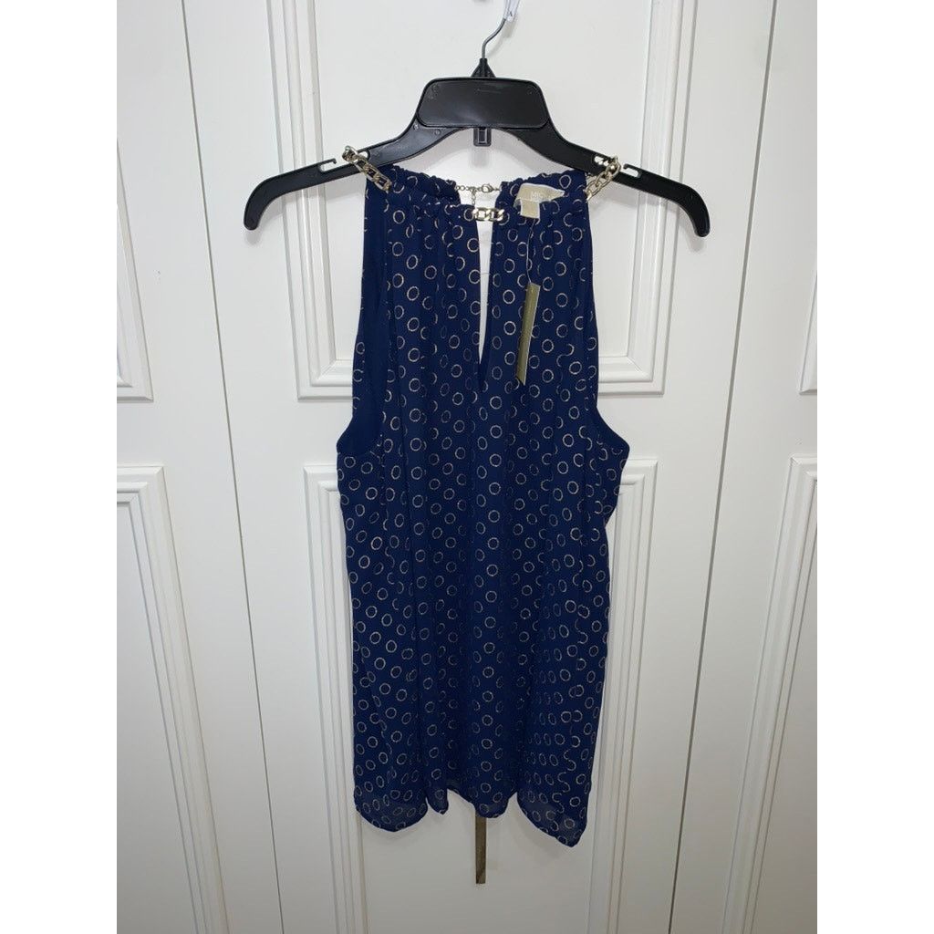 Michael Kors NWT Michael Kors Women's Chain Halter Blouse Large Size L / US 10 / IT 46 - 2 Thumbnail