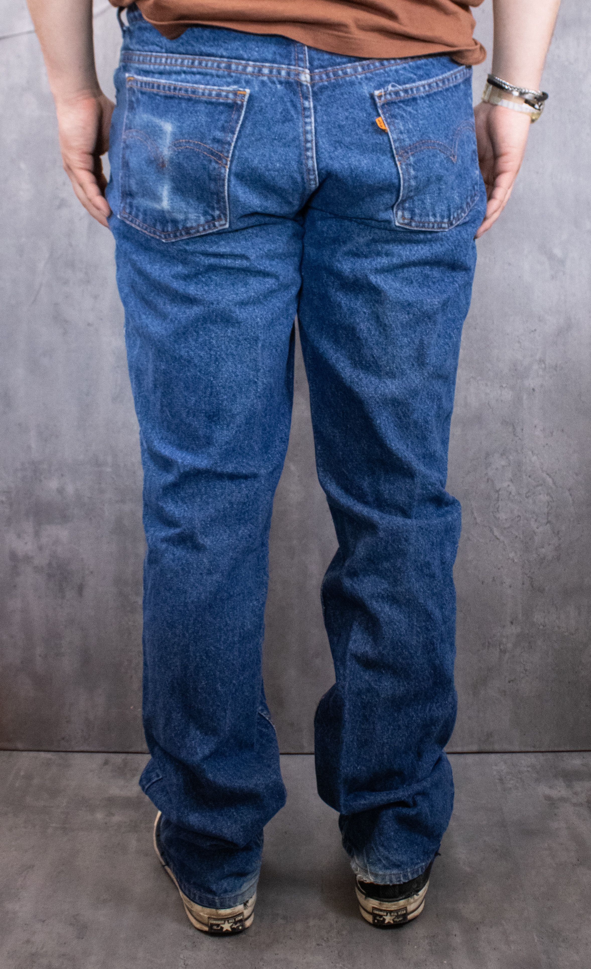 Levi's Vintage Clothing Vintage 1980's Levis 619 Wash Straight Denim Jean's Pant's Size US 34 / EU 50 - 4 Thumbnail