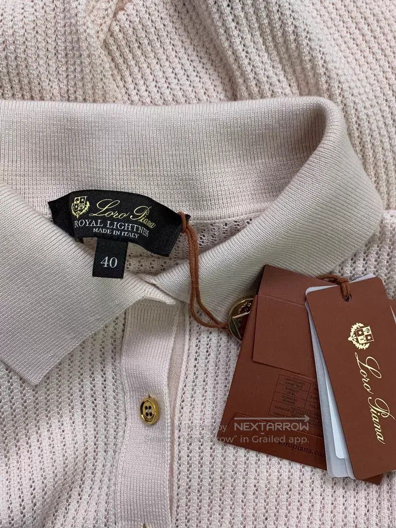 Loro Piana Loro Piana Pink Wool Collar Short Sleeve Size XS / US 0-2 / IT 36-38 - 4 Thumbnail