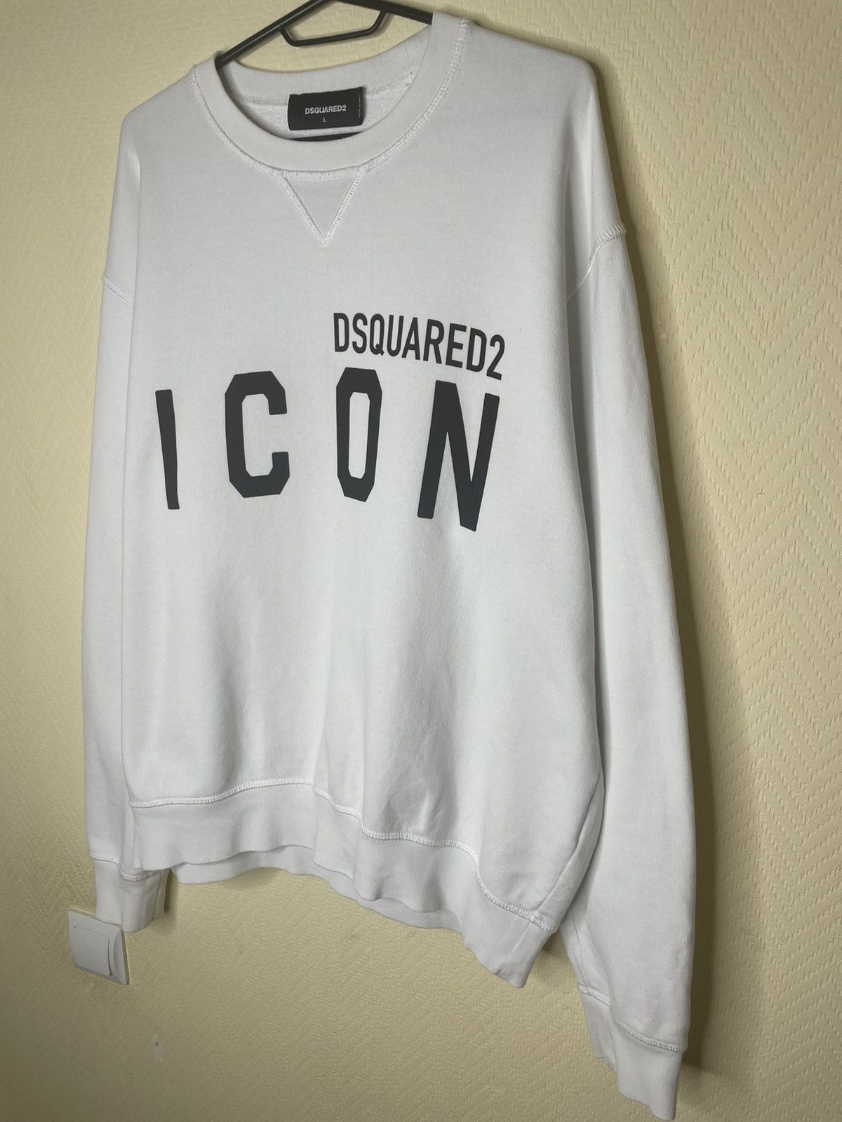 Dsquared2 Dsqured2 ICON men’s white sweatshirt Size US L / EU 52-54 / 3 - 3 Thumbnail