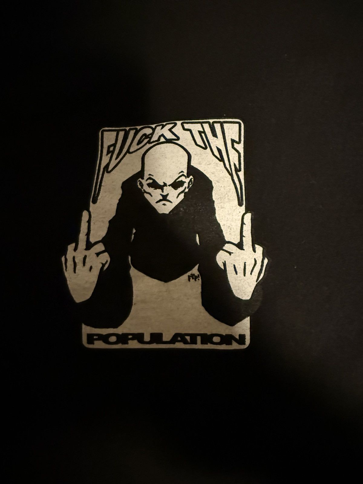Fuck The Population FTP MIDDLE FINGER TEE Size US L / EU 52-54 / 3 - 6 Thumbnail