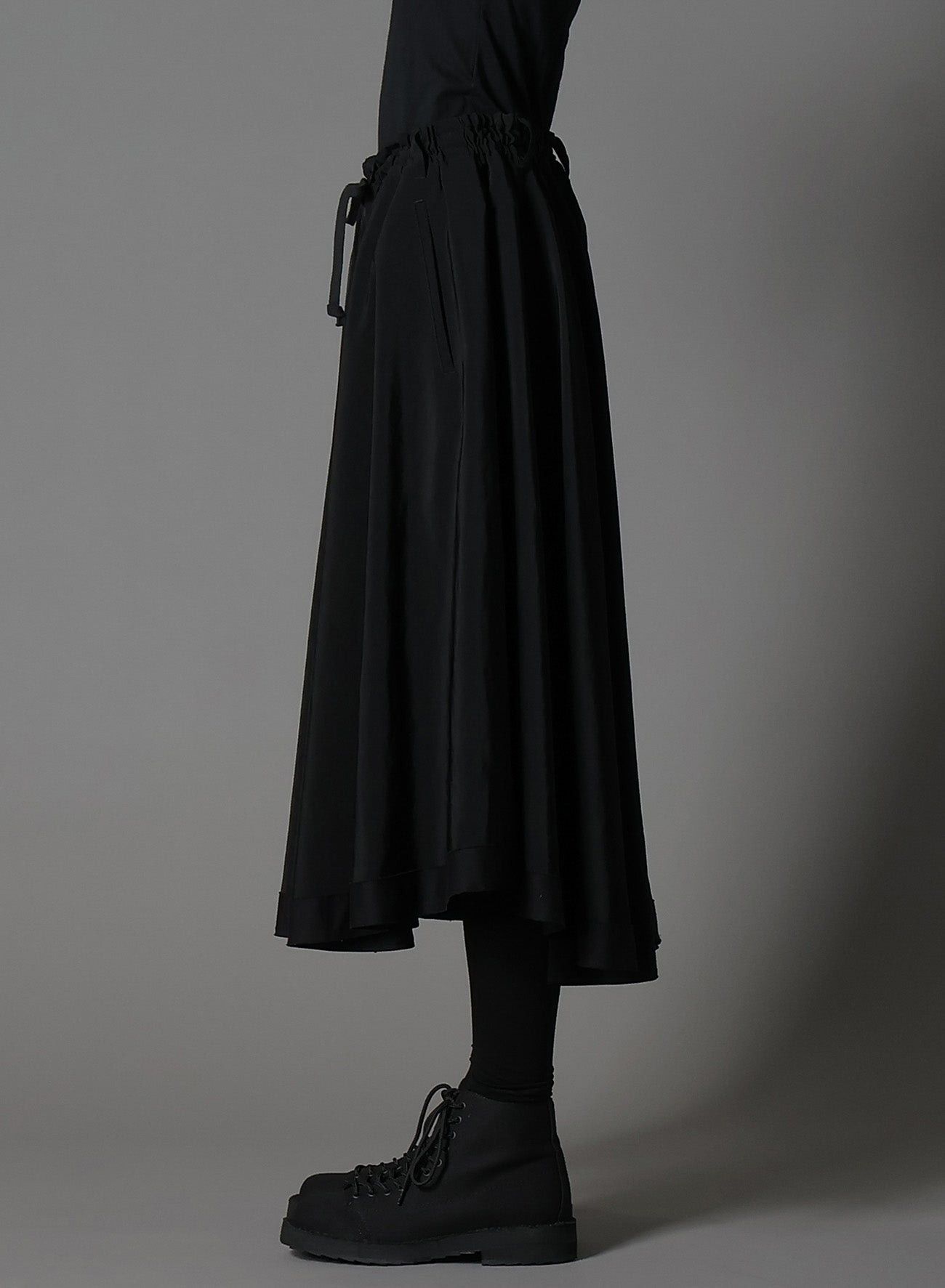 Yohji Yamamoto Ground Y Yohji Yamamoto Ta/UXEDO CREPE DE CHINE CIRCLE PANTS Size US 32 / EU 48 - 6 Thumbnail