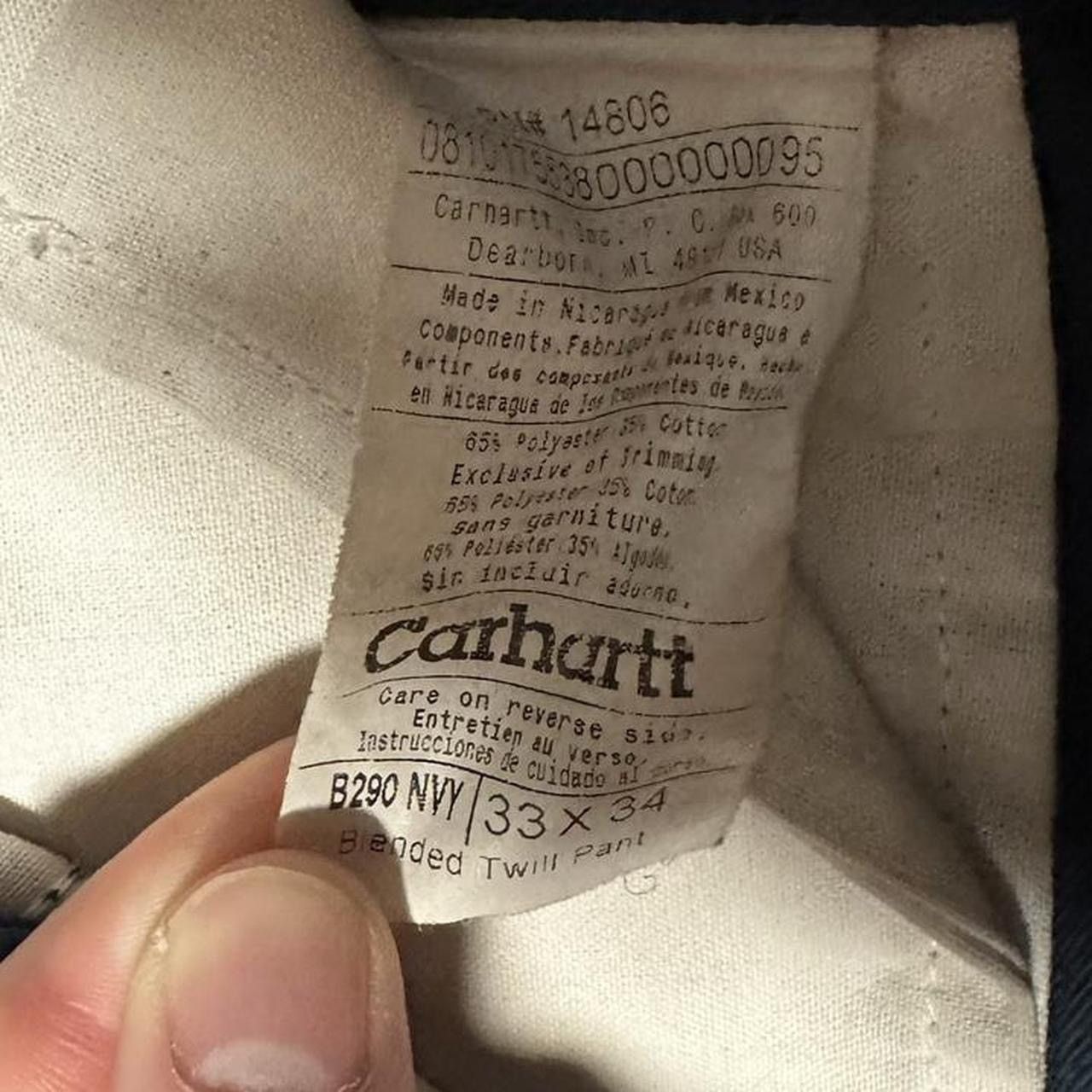 Carhartt × Vintage Carhartt Work Pants Size US 33 - 3 Thumbnail