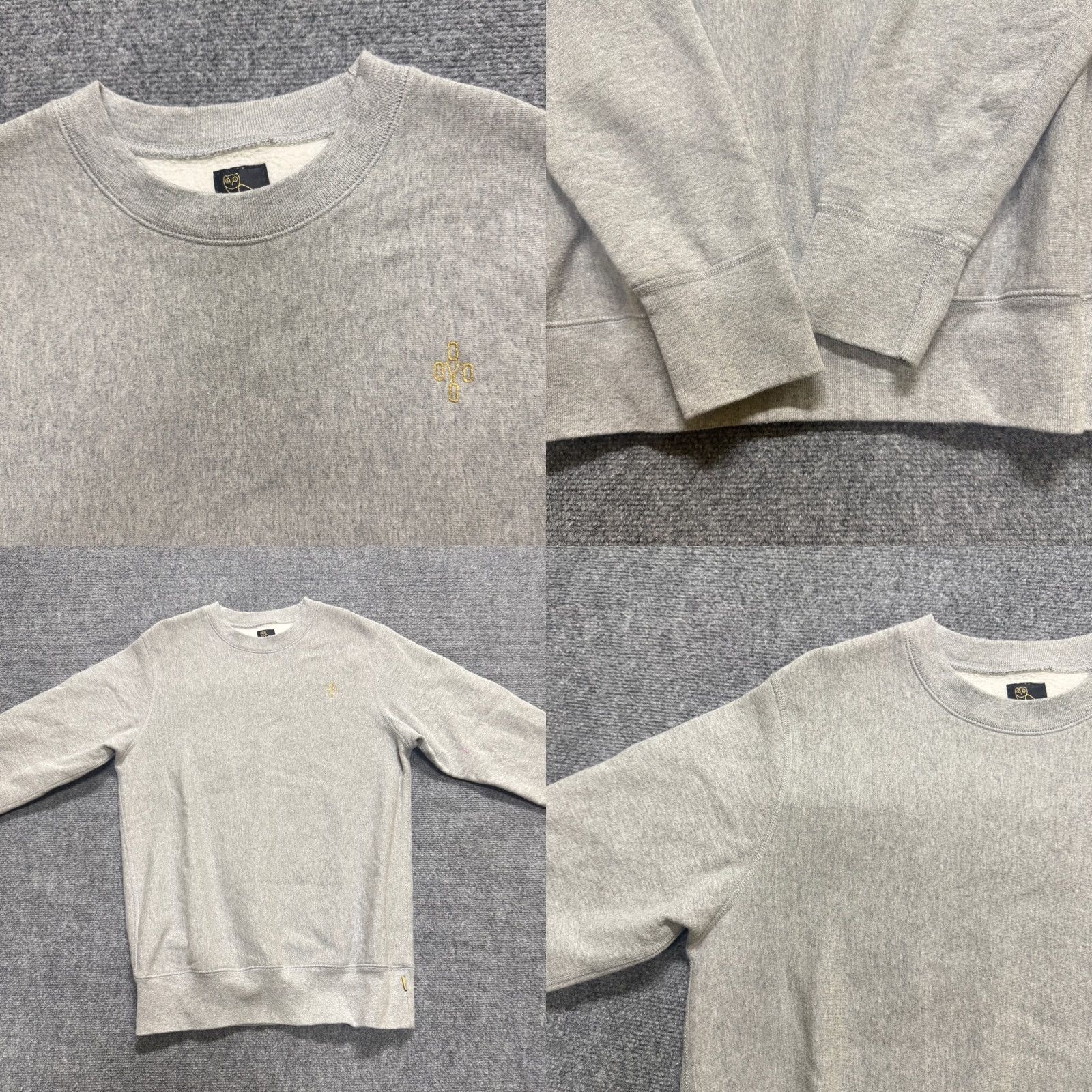 Vintage OVO Sweatshirt Pullover Streetwear Gray S Men Small Long Version Y2K Size US S / EU 44-46 / 1 - 8 Thumbnail