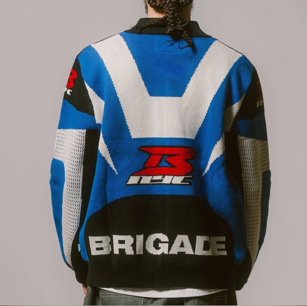 Brigade Brigade NYC Moto Zip Knit Jacket Size US M / EU 48-50 / 2 - 3 Thumbnail