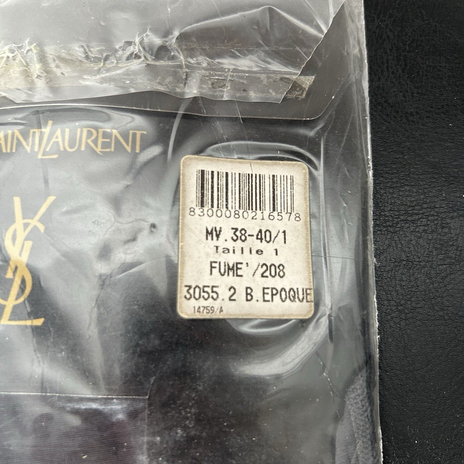 Yves Saint Laurent Yves Saint Laurent Black Opaque Collant Tights Size 1 38/40 Size ONE SIZE - 6 Thumbnail