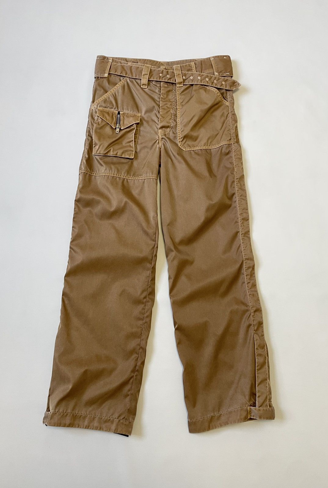Maison Margiela Sample Over Dyed Nylon Cargo Trousers Size US 32 / EU 48 - 1 Thumbnail