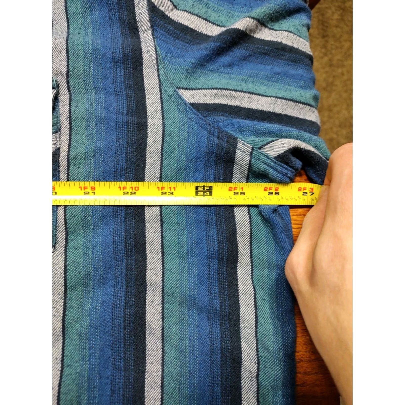 Wrangler VINTAGE Wrangler Mens 2X 2XT Tall Flannel Shirt Blue Plaid Cowboy Snap Pearl Size US XXL / EU 58 / 5 - 6 Thumbnail