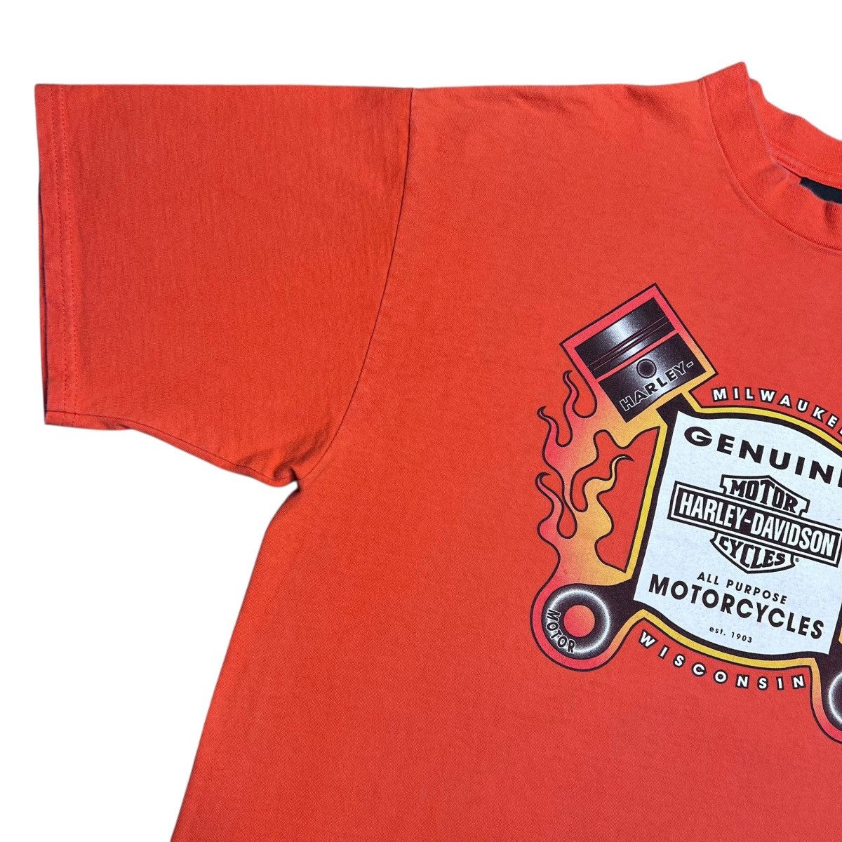 Harley Davidson × Vintage 2000s Harley Davidson Motorcycles Grand Junction Graphic Tee Size US XXL / EU 58 / 5 - 9 Thumbnail