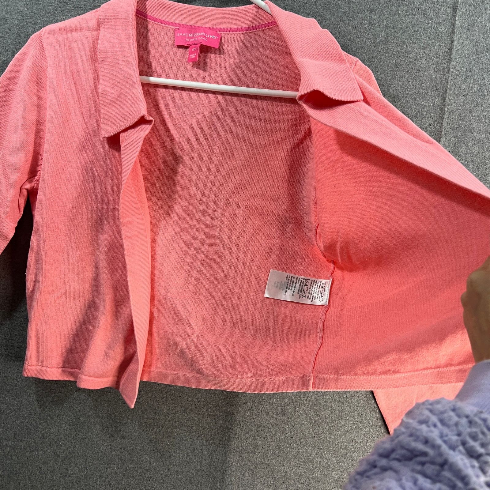 Isaac Mizrahi Isaac Mizrahi Live! Collared Sweater Cardigan Size XXS / US 00 / IT 34 - 4 Thumbnail