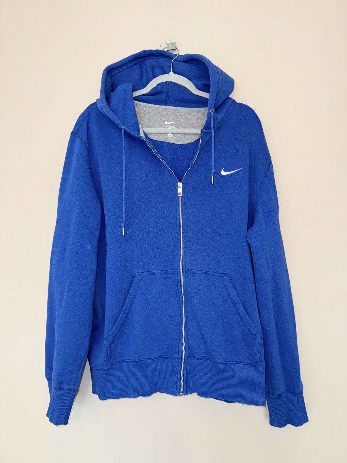 Nike Nike vintage hoodie blue swoosh logo acg Size US XL / EU 56 / 4 - 1 Thumbnail