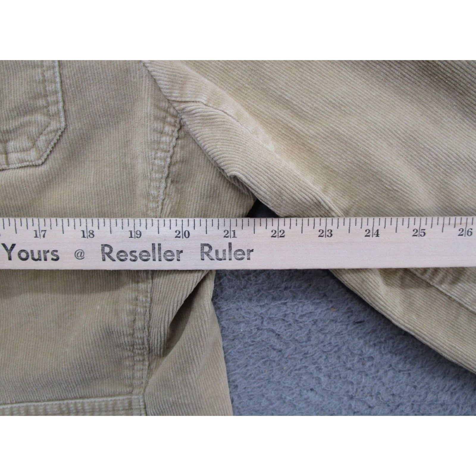 Mossimo Mossimo Corduroy Jacket Women's Beige Military Pockets Collared Size XL VTG Y2K Size XL / US 12-14 / IT 48-50 - 4 Thumbnail