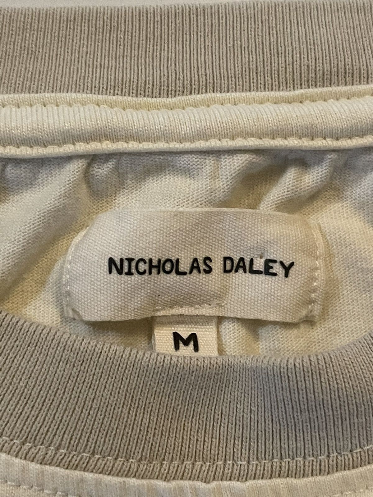 Nicholas Daley Nicholas Daley Blue Quilt Tee T-Shirt Mens Size Medium Size US M / EU 48-50 / 2 - 3 Thumbnail