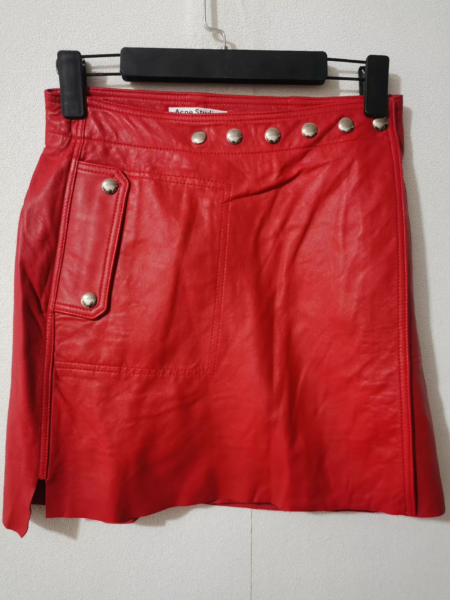 Acne Studios Acne StudioRed leather dress for women - -DMC Size US 32 / EU 48 - 1 Thumbnail