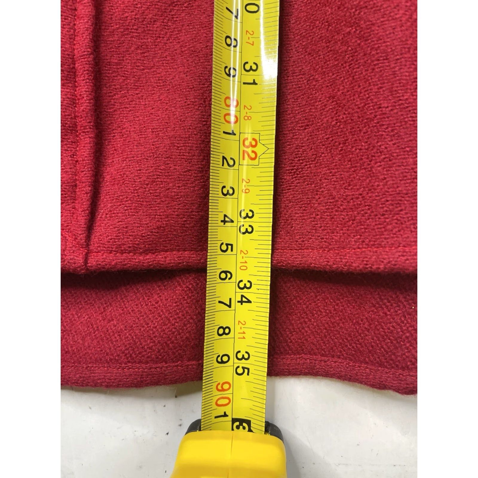 Polo Ralph Lauren VINTAGE Polo Ralph Lauren Shirt Mens XL Red Wool Flannel Heavyweight Button-Front Polo Ralph Lauren Shirt Size US XL / EU 56 / 4 - 5 Thumbnail