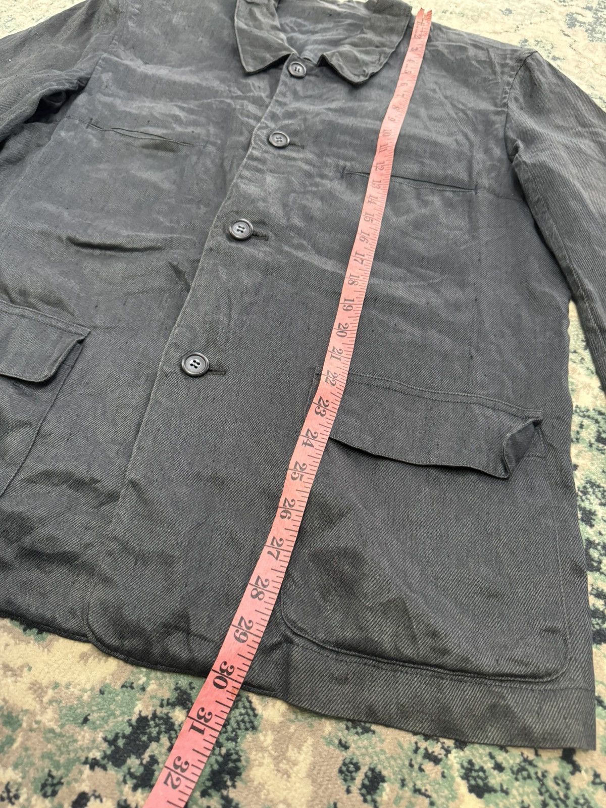Other Y'S FOR MEN WOOL RAYON LONG-SLEEVED GABARDINEJACKET Size US L / EU 52-54 / 3 - 3 Thumbnail
