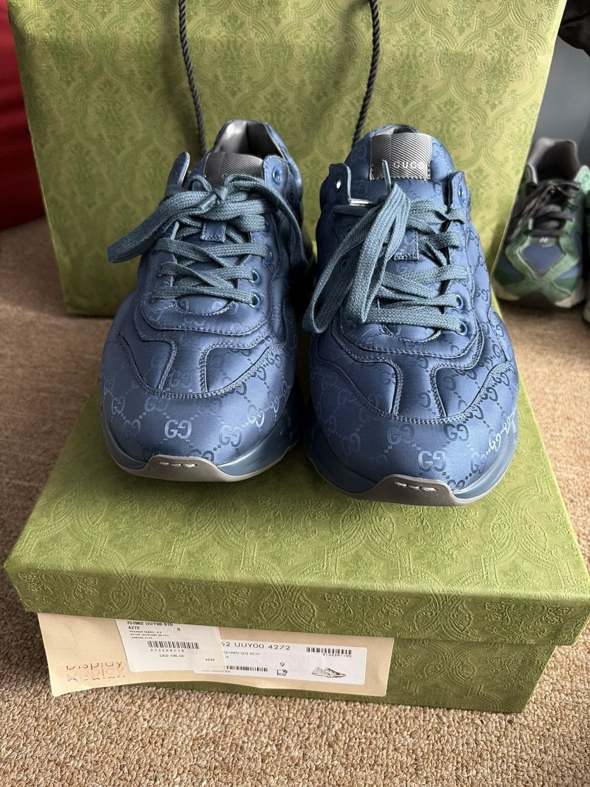 Gucci Gucci Monogram Low-Top Sneakers Size US 9 / EU 42 - 7 Thumbnail