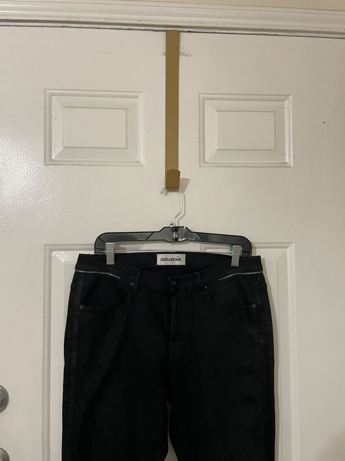 Zadig & Voltaire Dazed Slim Skinny distressed fashion jeans Size US 32 / EU 48 - 3 Thumbnail