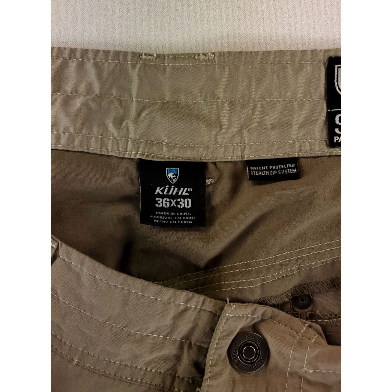 Olive Kuhl Pants Liberator Convertible Stealth Olive Brown Mens 36x30 Pants Regular Men Brown 30 Inseam Casual Convertible Mens Brown 36 30 Size US 36 / EU 52 - 5 Thumbnail