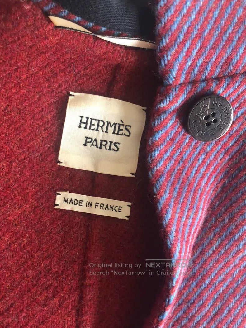 Hermes Hermes Rabbit Ear Short Woolen Jacket Size XXS / US 00 / IT 34 - 4 Thumbnail