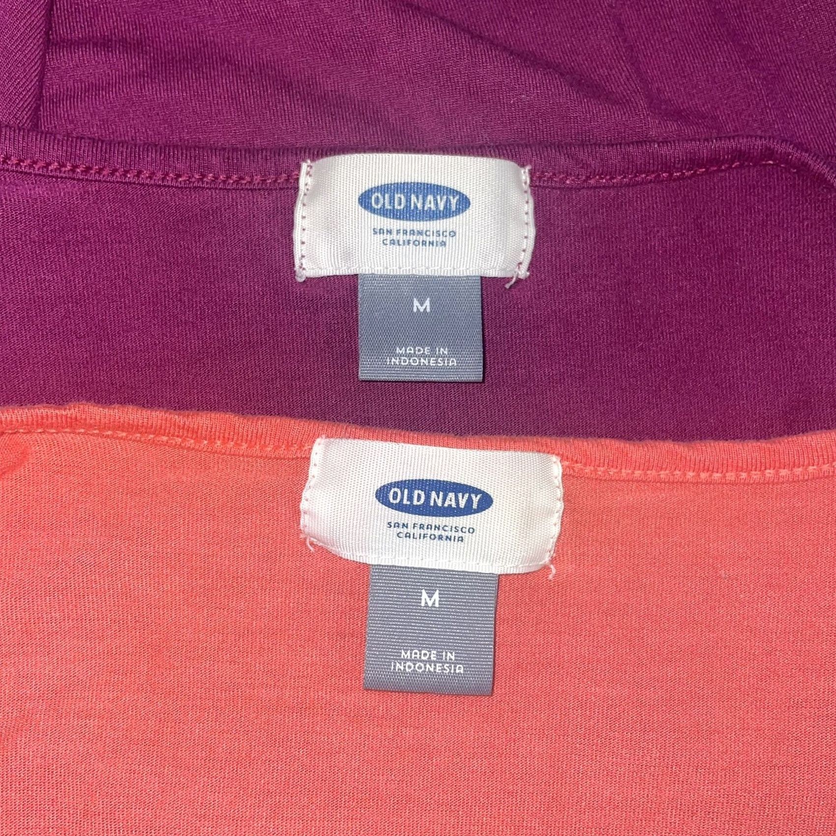 Old Navy Old Navy Tank Top Lot 2 Coral Purple Women Medium Rayon Tank Top Sleeveless Cotton? No, Rayon. Size M / US 6-8 / IT 42-44 - 7 Thumbnail