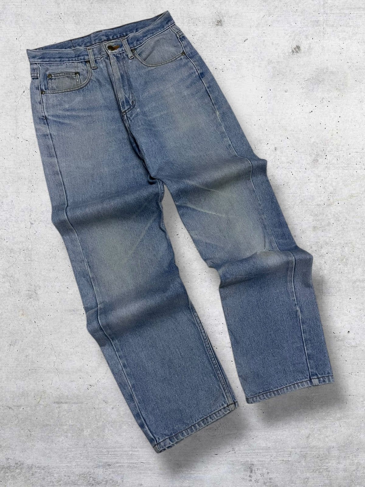 Japanese Brand VINTAGE 0SEVEN DENIM 90S JAPAN DESIGNER CLASSIC BLUE WASHED Size US 30 / EU 46 - 2 Thumbnail