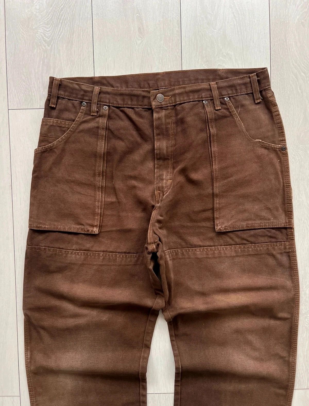 Dickies Vintage Dickies jeans double knees baggy faded carpenter - M Size US 32 / EU 48 - 5 Thumbnail