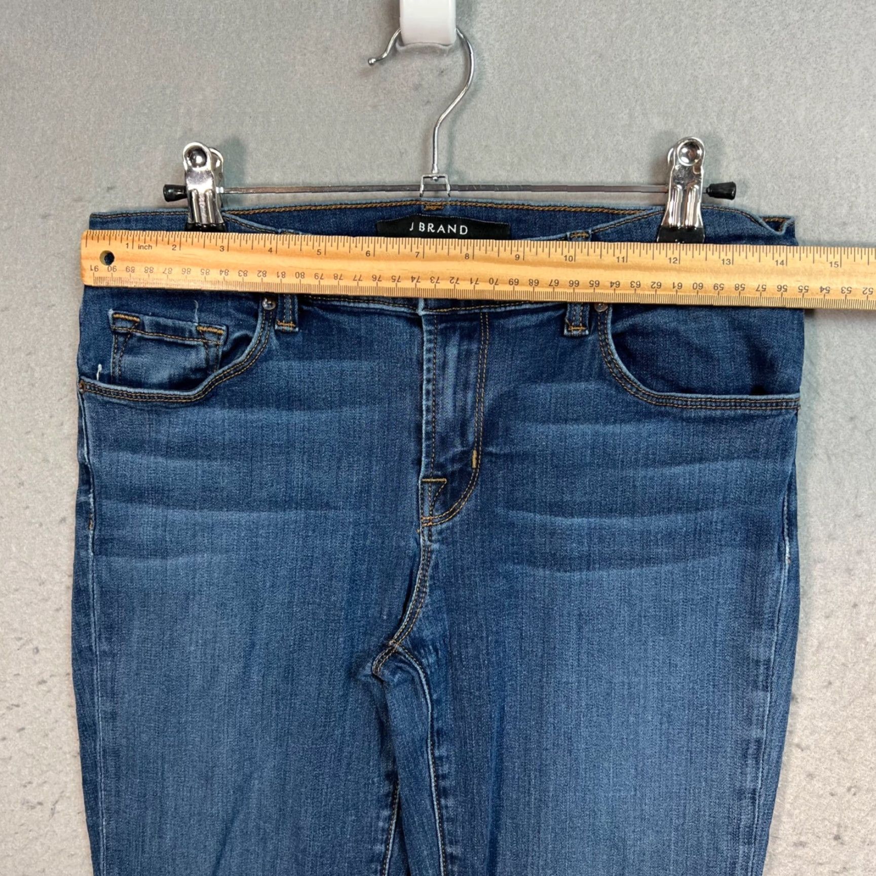 J Brand VINTAGE J Brand Skinny Jeans Size 28 Womens Medium Wash Denim Low Rise Stretch 2000s Size 28" / US 6 / IT 42 - 6 Thumbnail